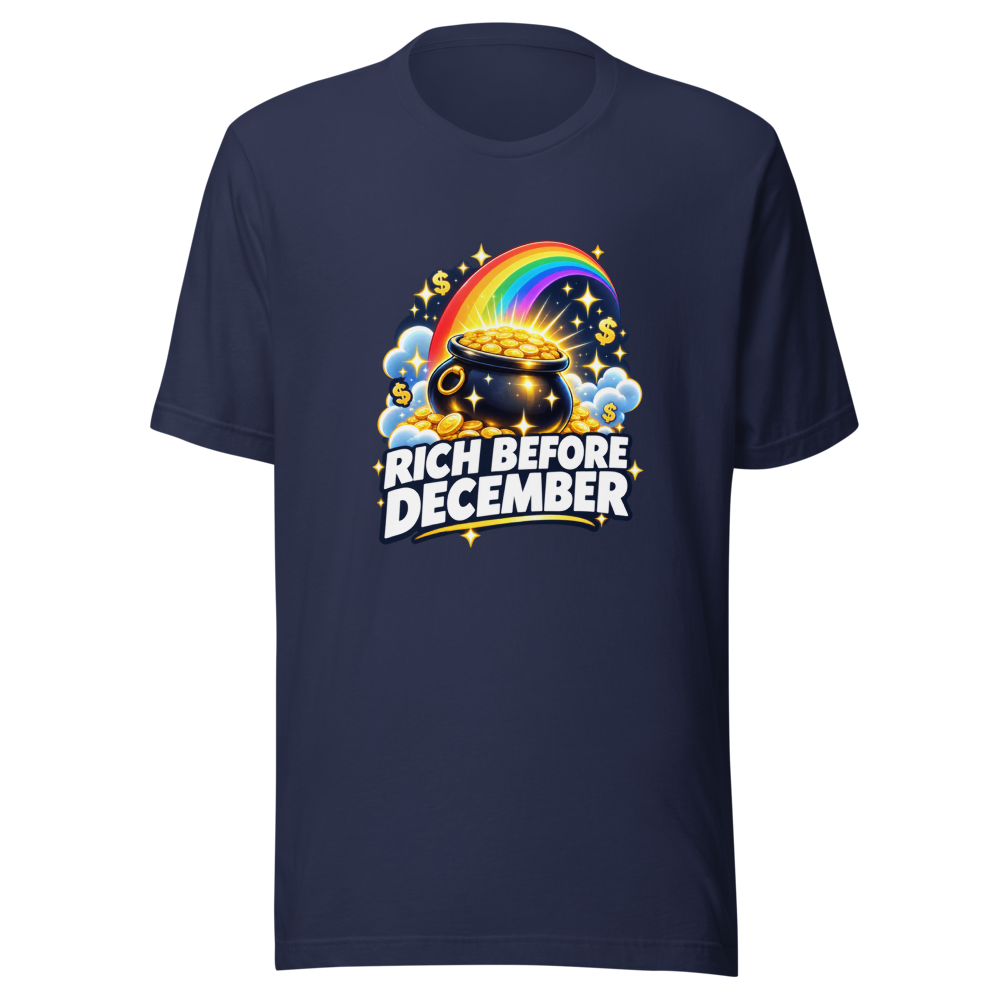 Get Rich Before December Viral T-Shirt - Image 4