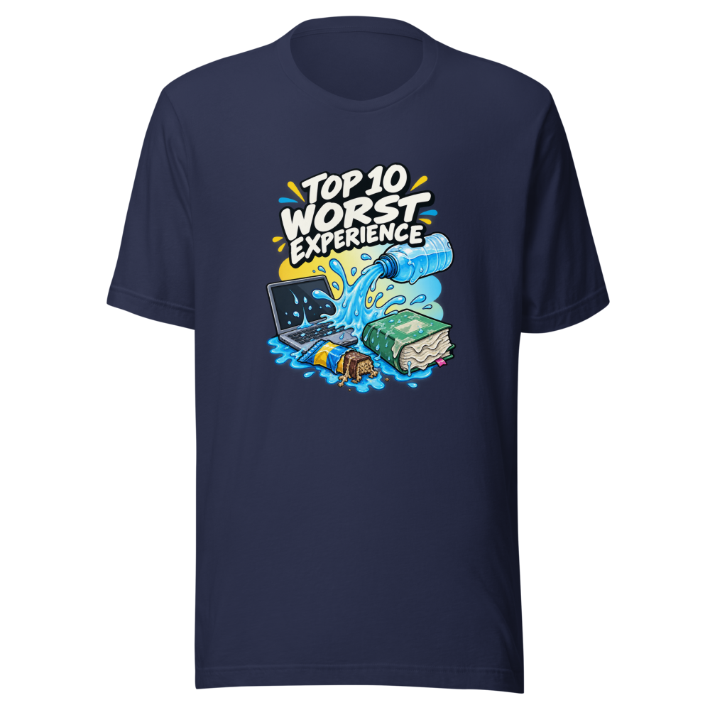 Worst Experience Leaking Bag Water Bottle Tee - Image 4