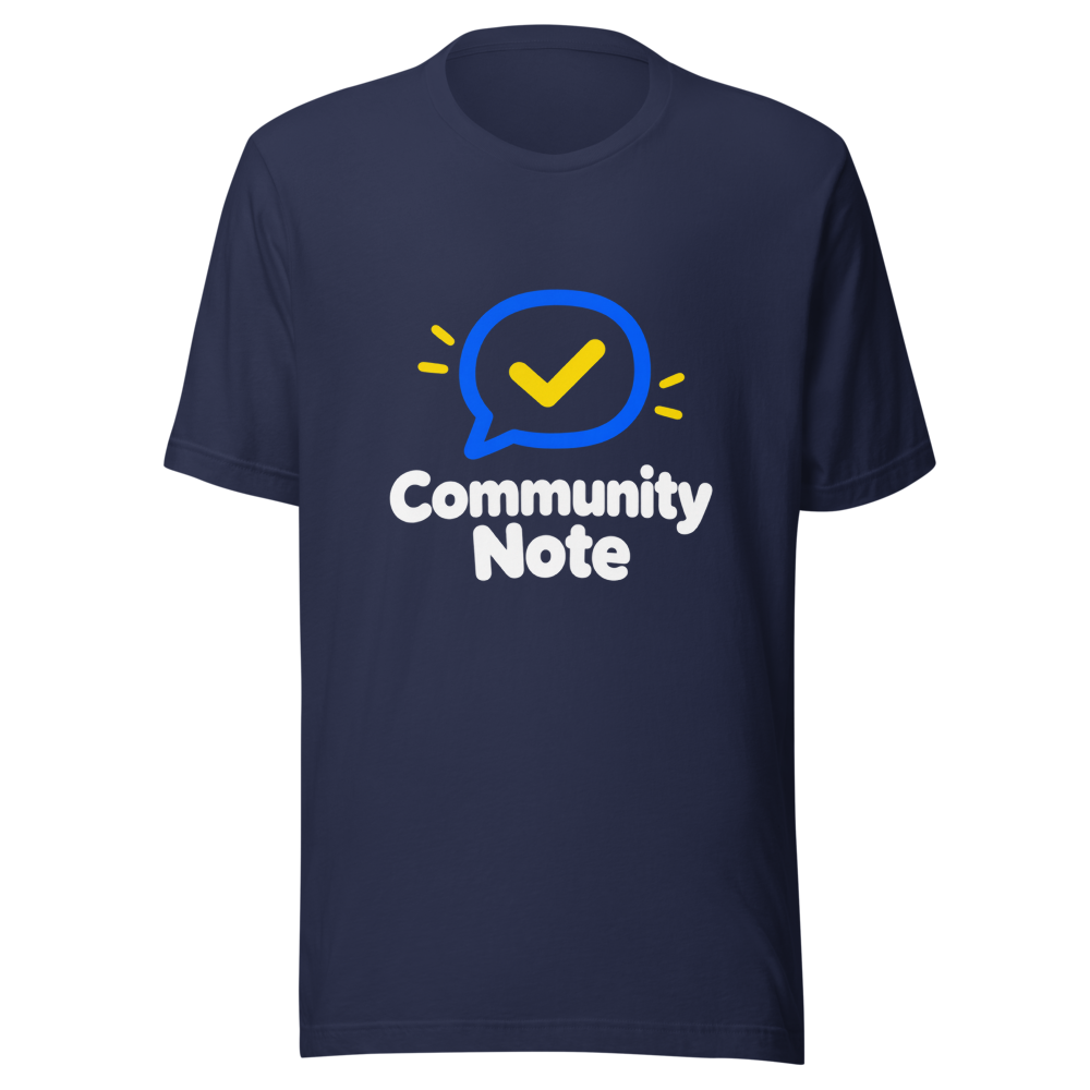 Community Note Funny T-Shirt - Image 4