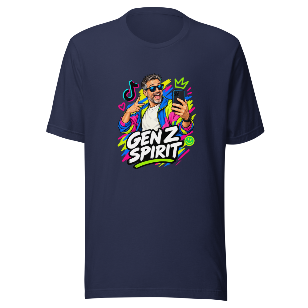 Gen Z Spirit 40 Year Old Men T-Shirt - Image 4