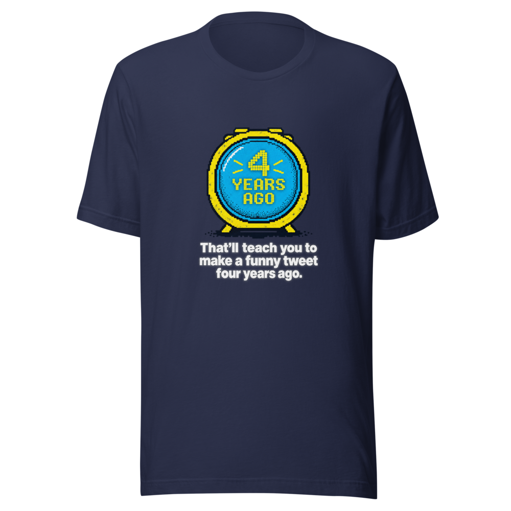 Funny Tweet Flashback T-Shirt - Image 4
