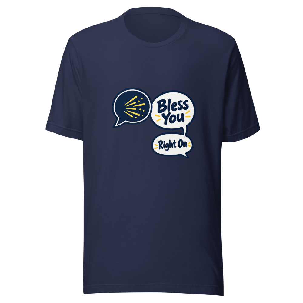 The Funniest Calm Bless You Tee - Image 4