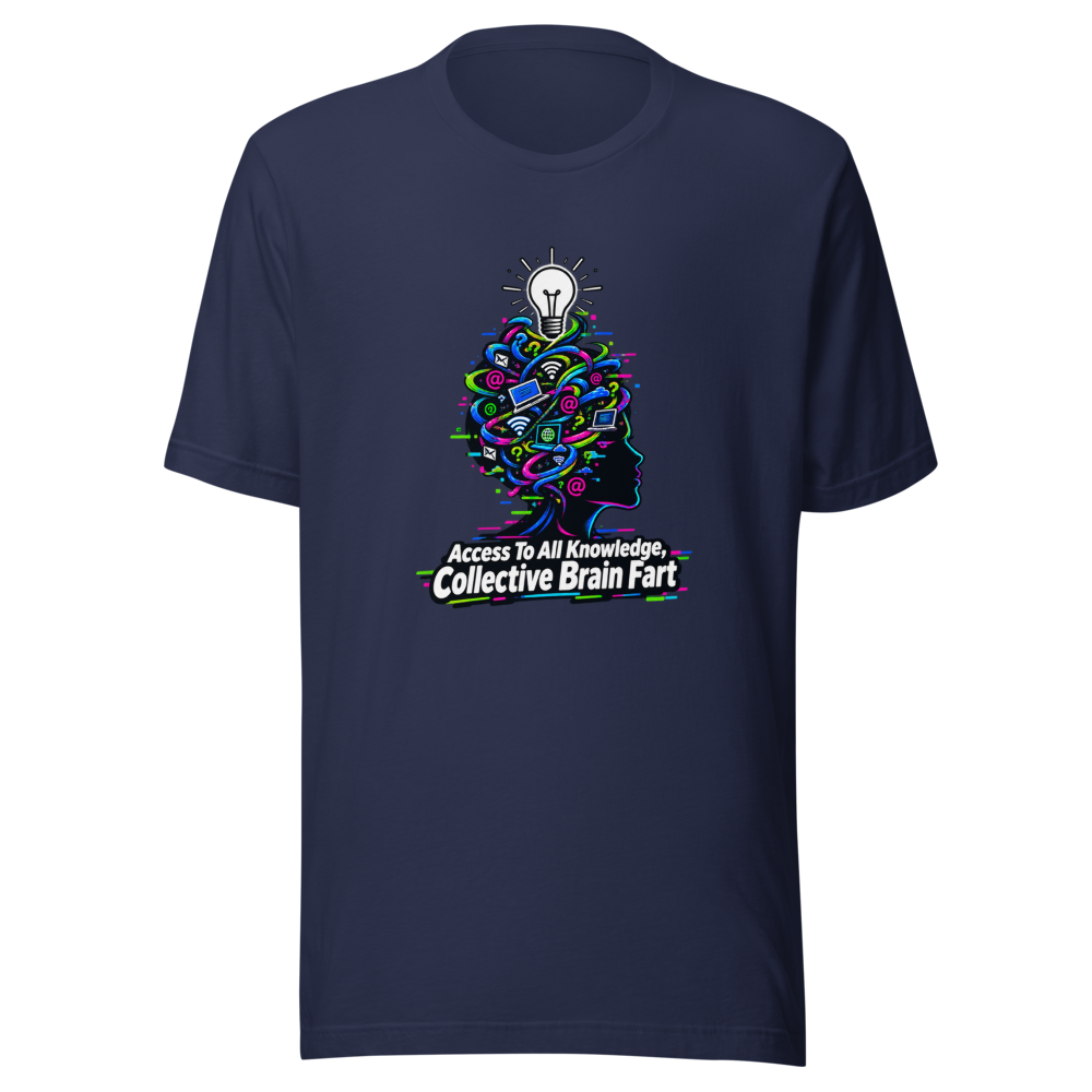 Modern Genius Tee: Information Overload - Image 4
