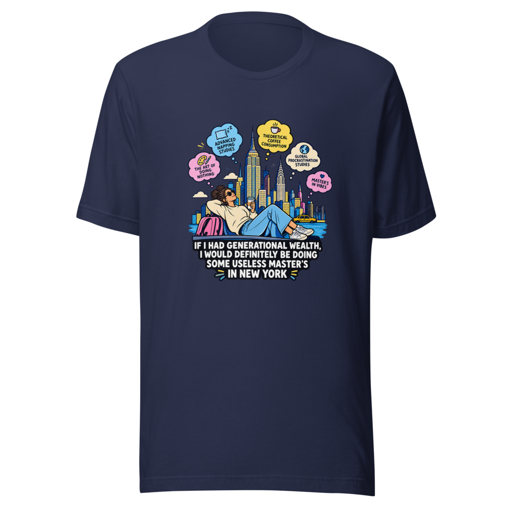 Generational Wealth NYC Master's Degree Tee - Image 4