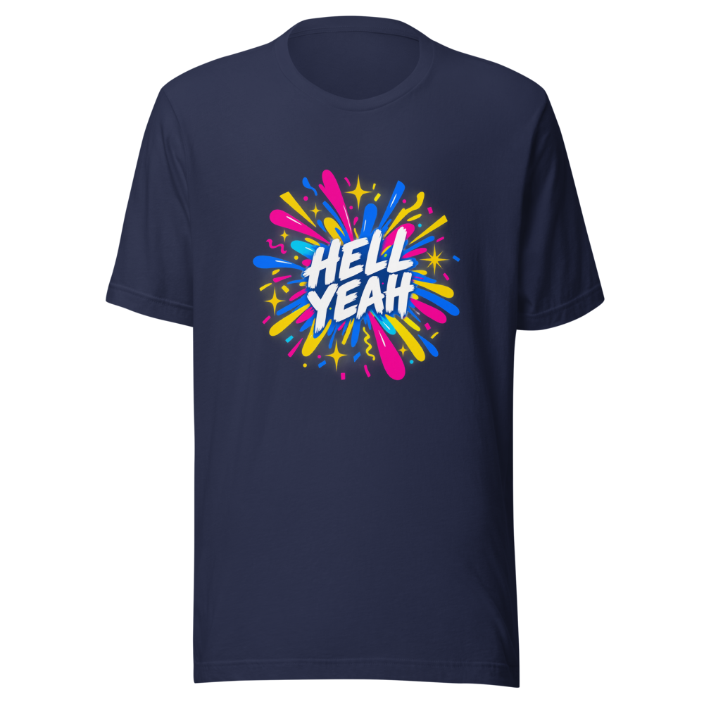 Hell Yeah! Positive Vibes Graphic Tee - Image 4