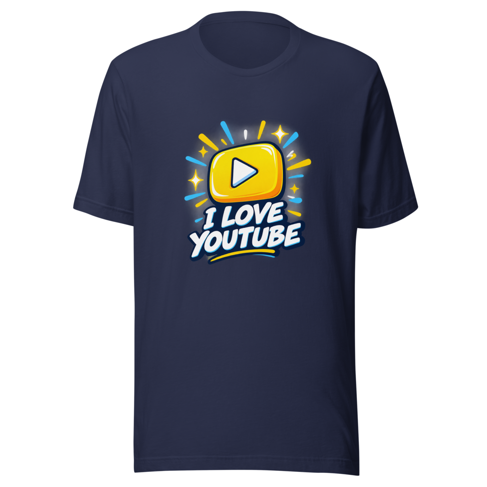 I Love YouTube Tee: Stream Your Vibe - Image 4