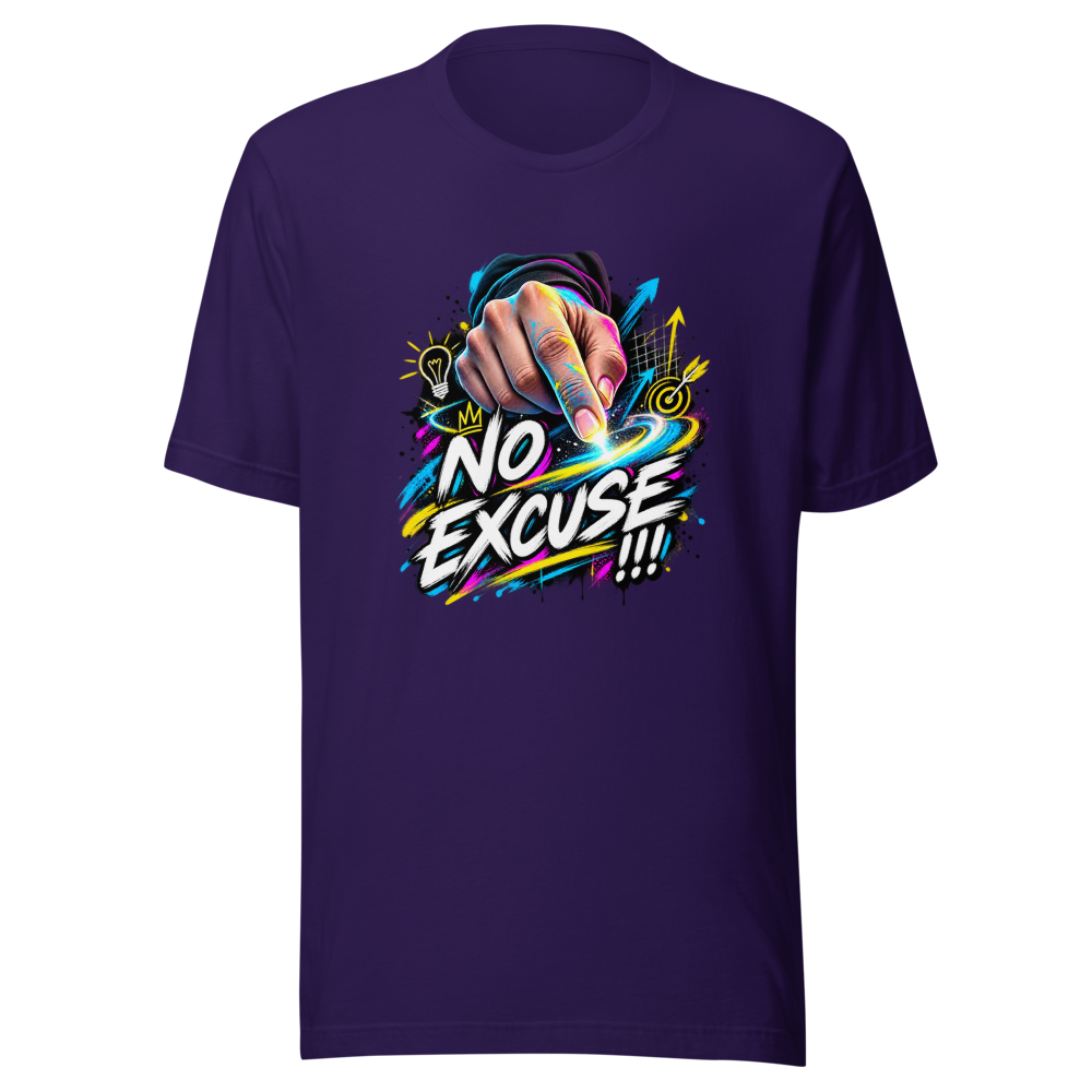 Finger Drawn Art No Excuse AI Sucks Tee - Image 3