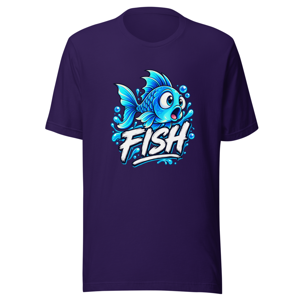 Fish Vibes Aesthetic T-Shirt - Image 3