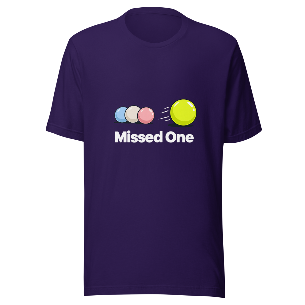 Missed One Meme T-Shirt - Viral Tweet Style - Image 3