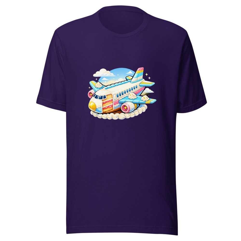 Viral Plane Cake T-Shirt - Sweetest Flight Ever - Image 3