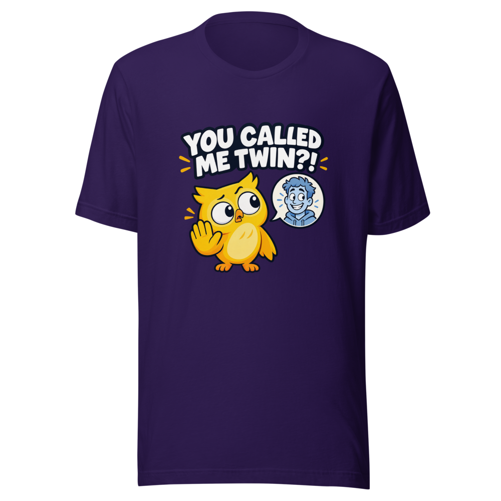 Funny Twin Stranger Meme T-Shirt - Duolingo Inspired - Image 3