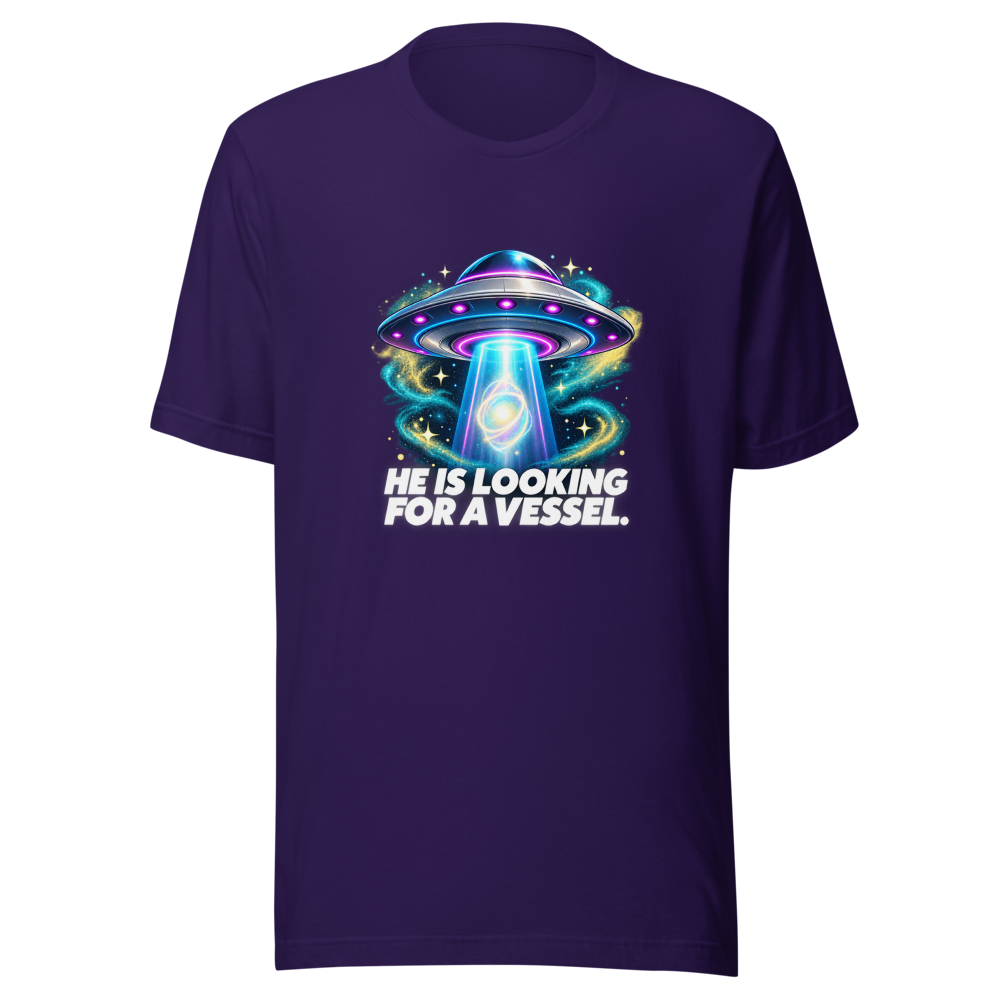 He Is Looking For A Vessel Meme T-Shirt - Image 3
