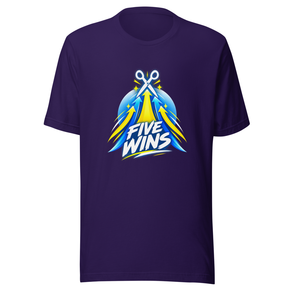 Five Wins Streak T-Shirt | ManCity Fan Gear - Image 3