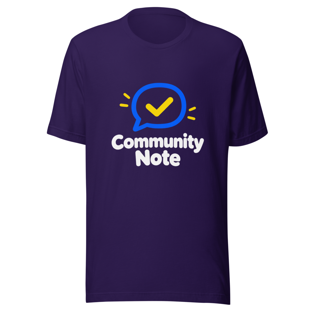 Community Note Funny T-Shirt - Image 3