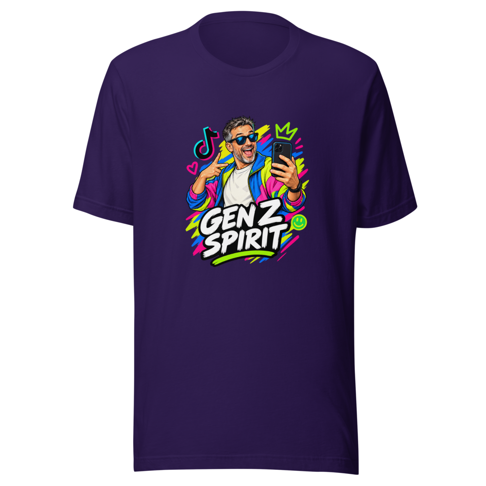 Gen Z Spirit 40 Year Old Men T-Shirt - Image 3