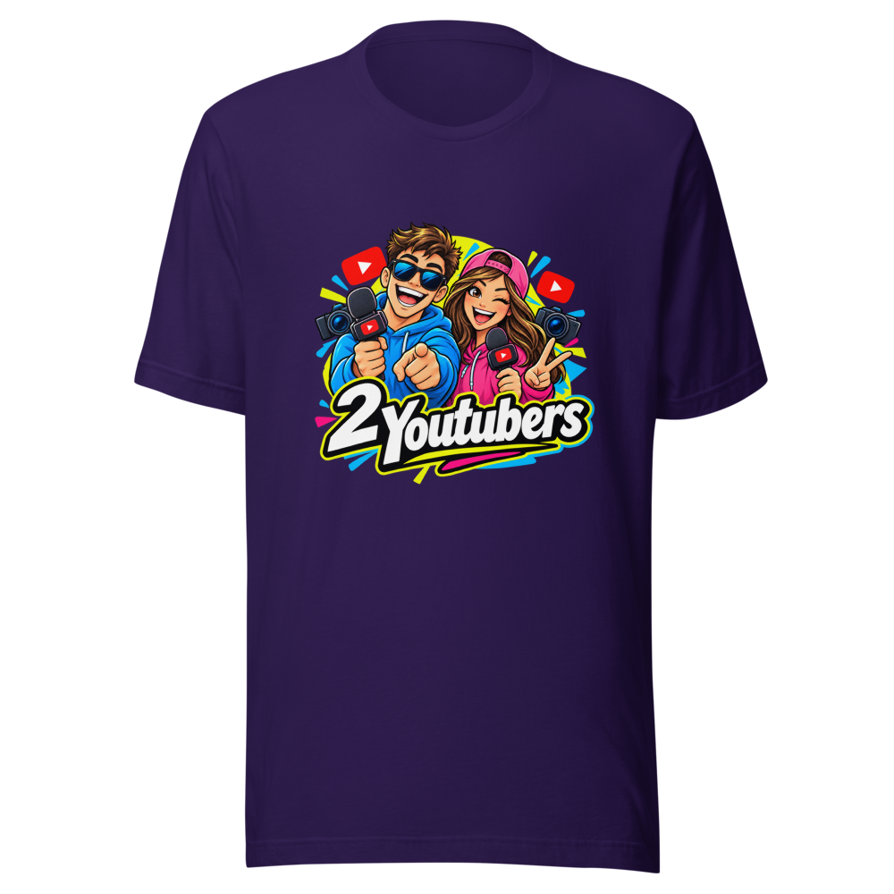 2 Youtubers Viral Meme T-Shirt - Image 3