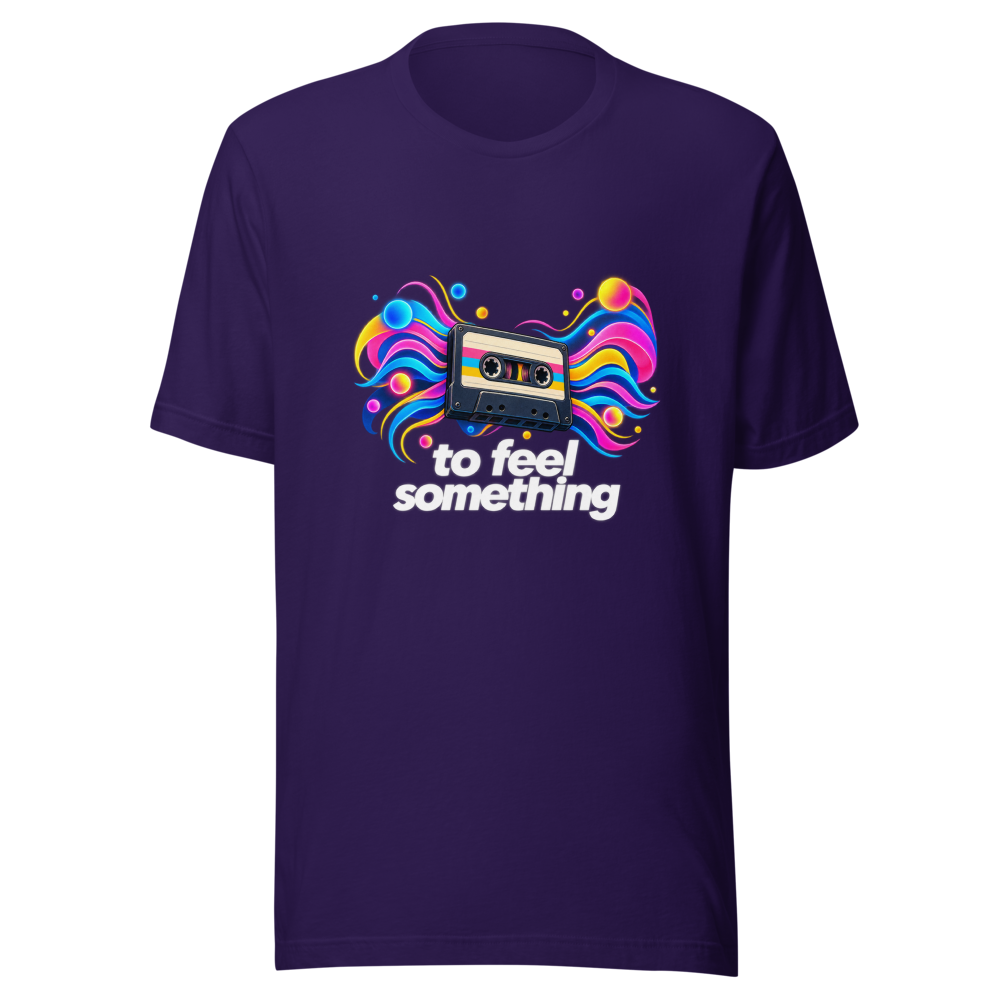 Feel Something Playlist Vibe Tee - Image 3
