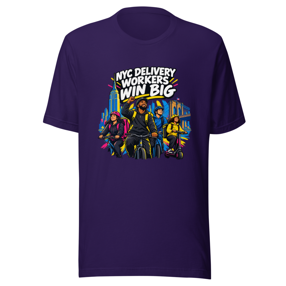 NYC Delivery Workers Win Big Settlement Tee - Image 3