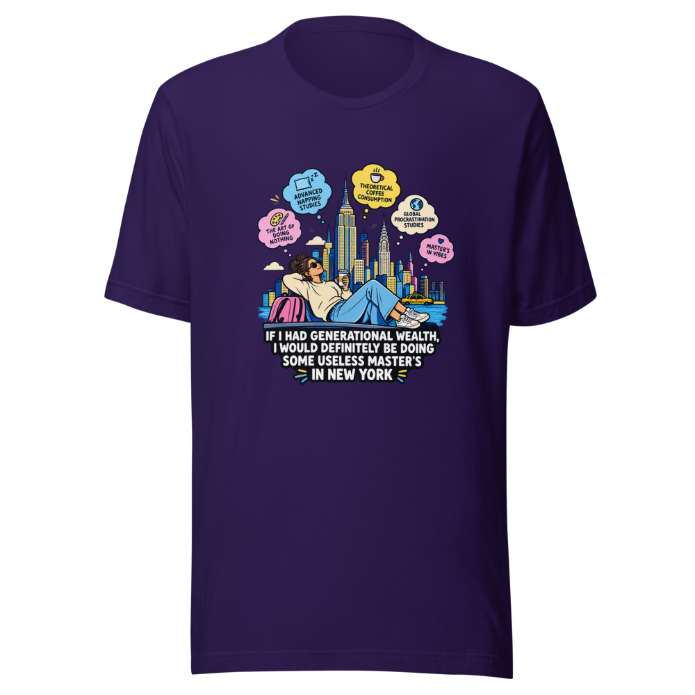 Generational Wealth NYC Master's Degree Tee - Image 3
