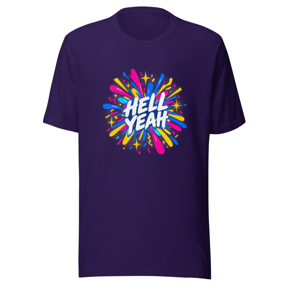 Hell Yeah! Positive Vibes Graphic Tee - Image 3