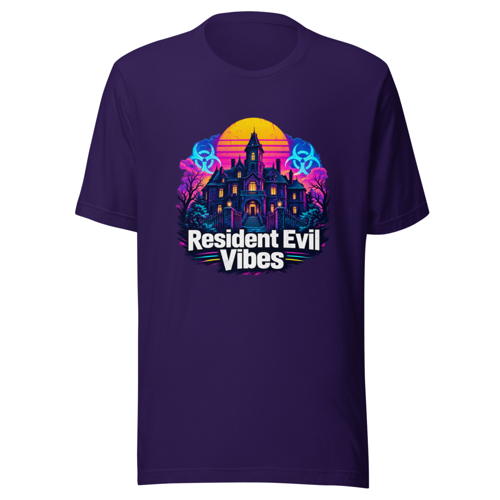 Resident Evil Vibes: Retro Horror Nostalgia Tee - Image 3
