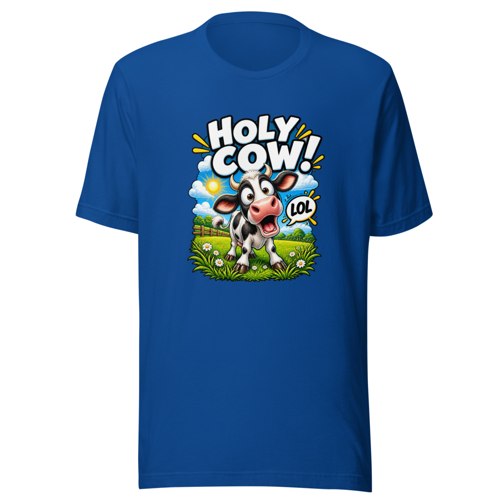 Funny Meme T-Shirt: LOL Holy Cow! - Image 8