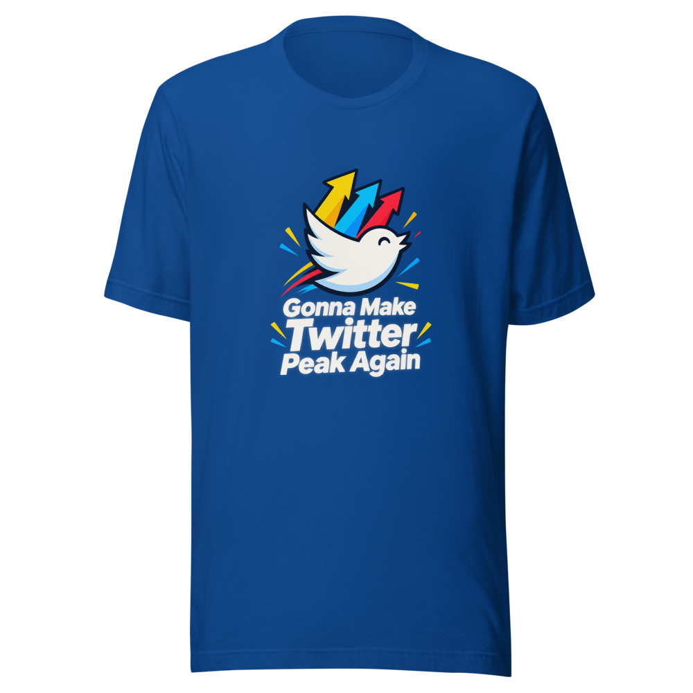 Twitter Peak Again Meme Tee - Image 8
