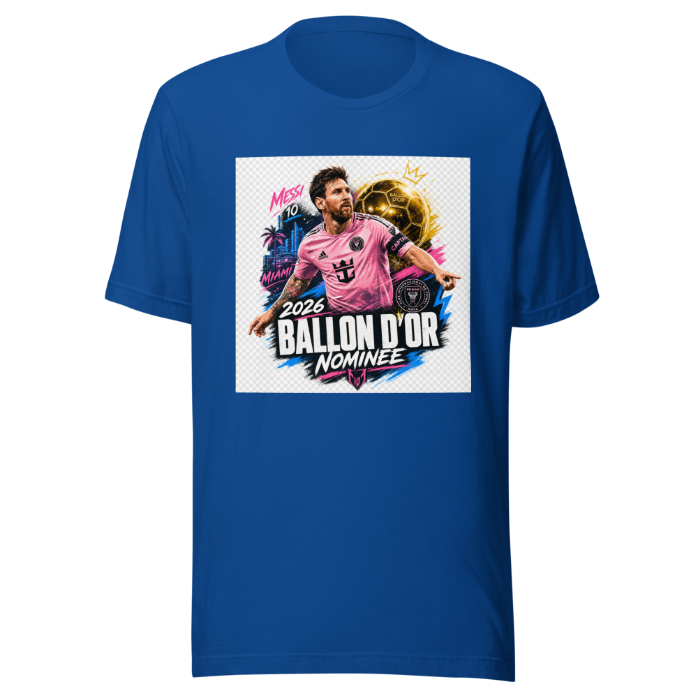 2026 Ballon d'Or Nominee Messi Fan Tee - Image 8