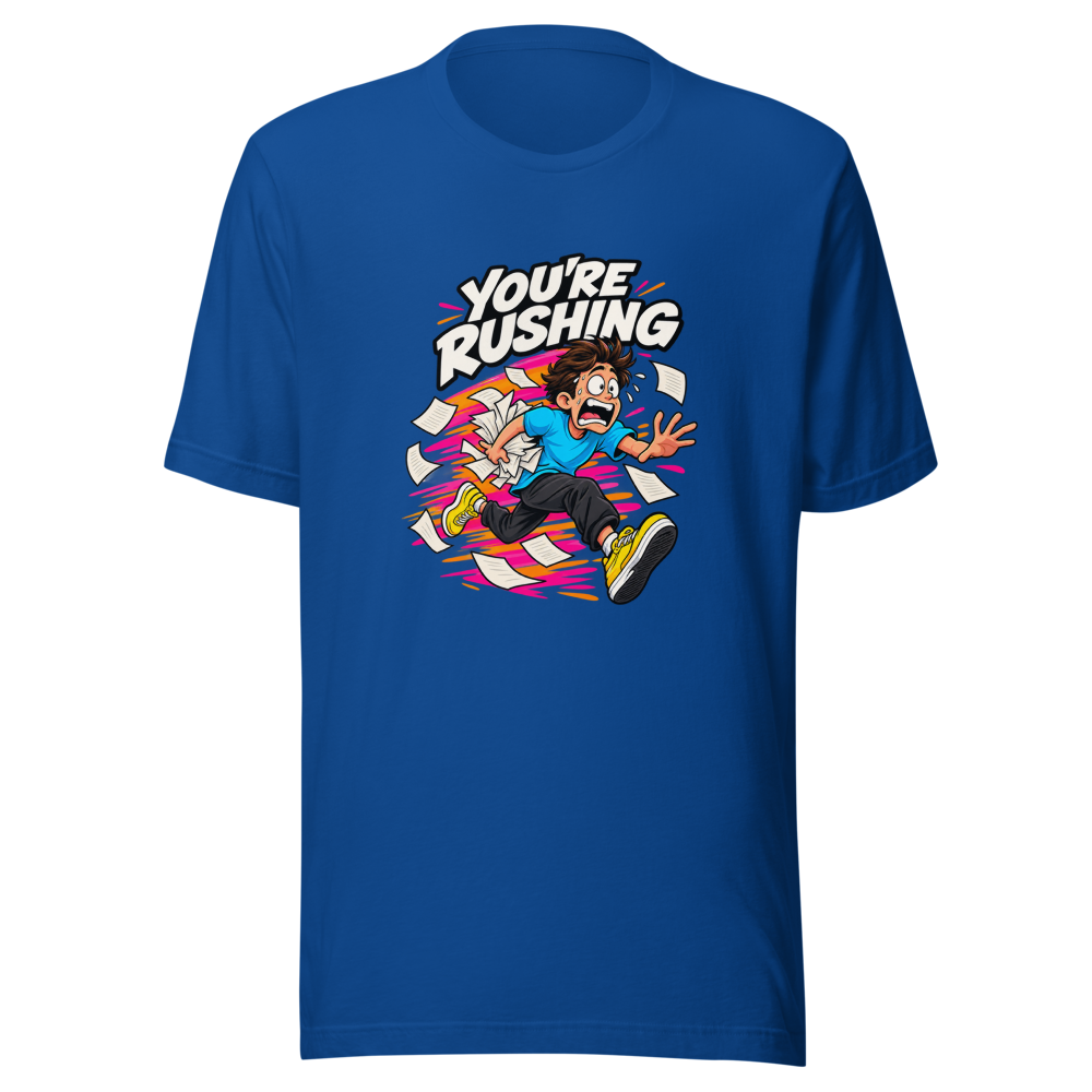 You're Rushing Funny Meme T-Shirt - Image 8