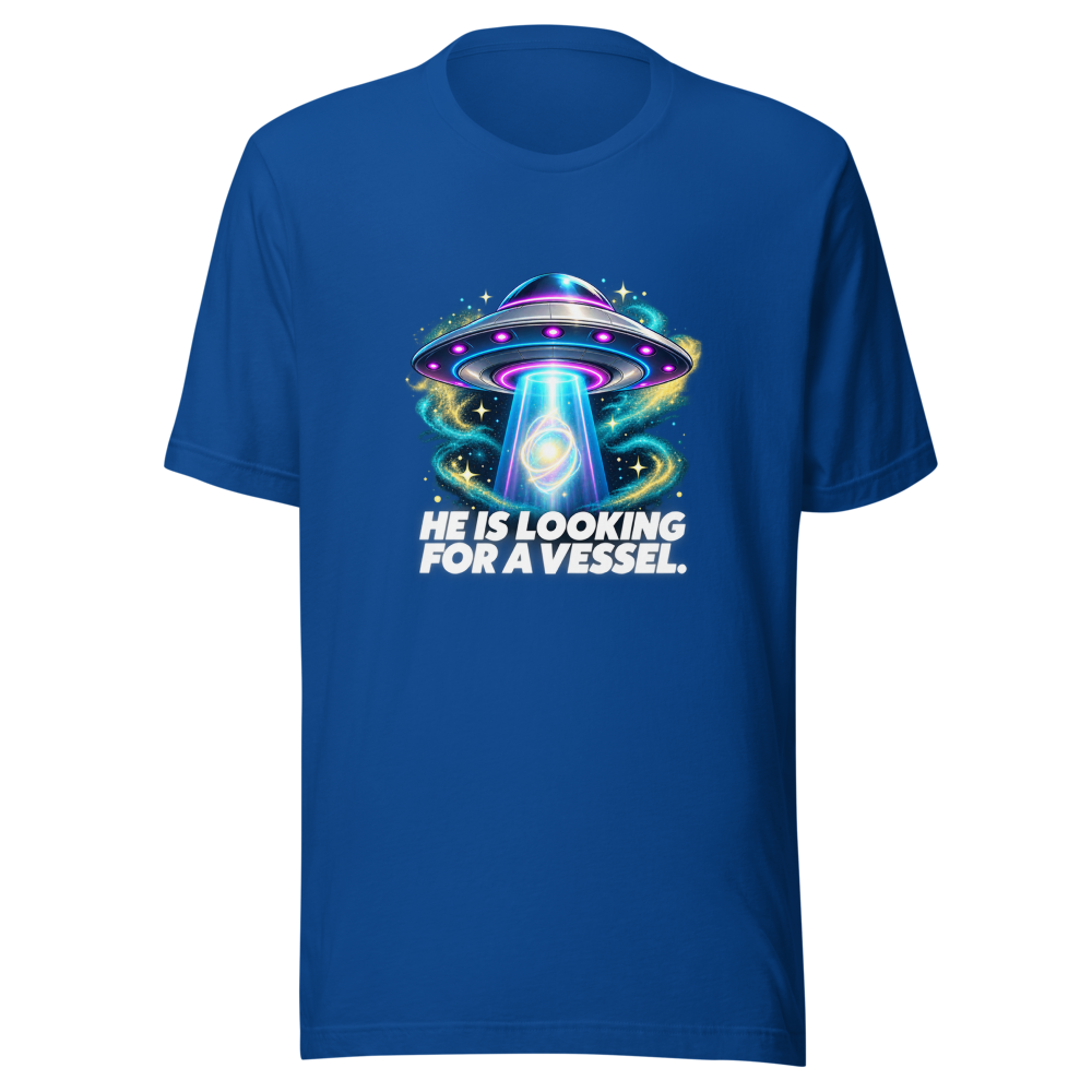 He Is Looking For A Vessel Meme T-Shirt - Image 8