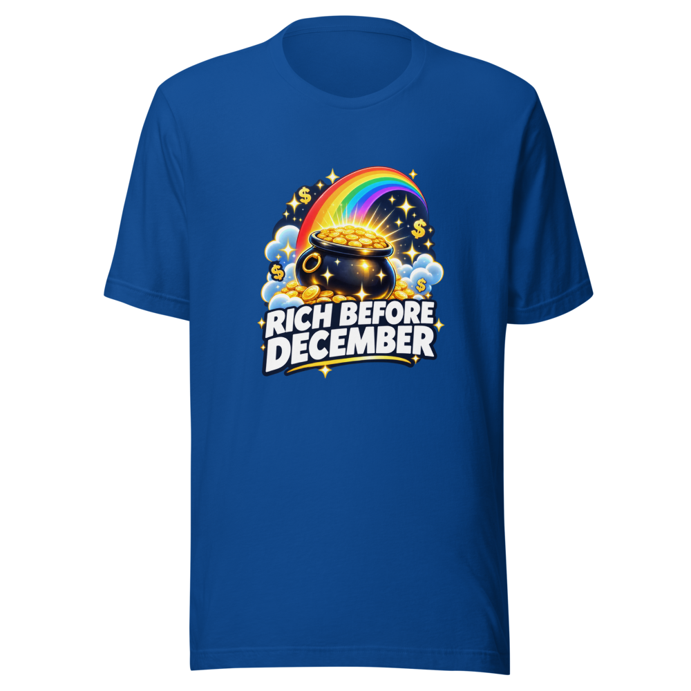 Get Rich Before December Viral T-Shirt - Image 8