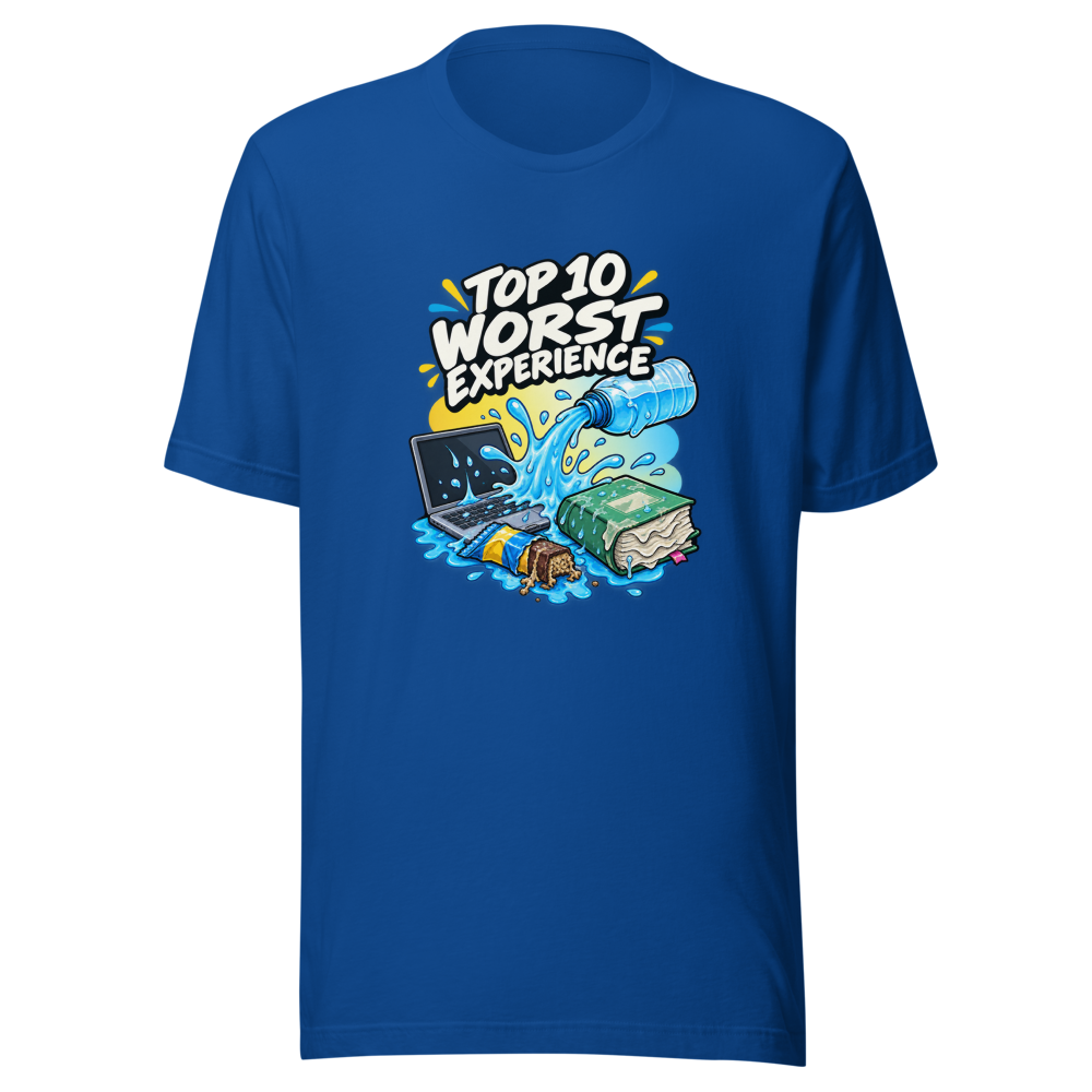 Worst Experience Leaking Bag Water Bottle Tee - Image 8