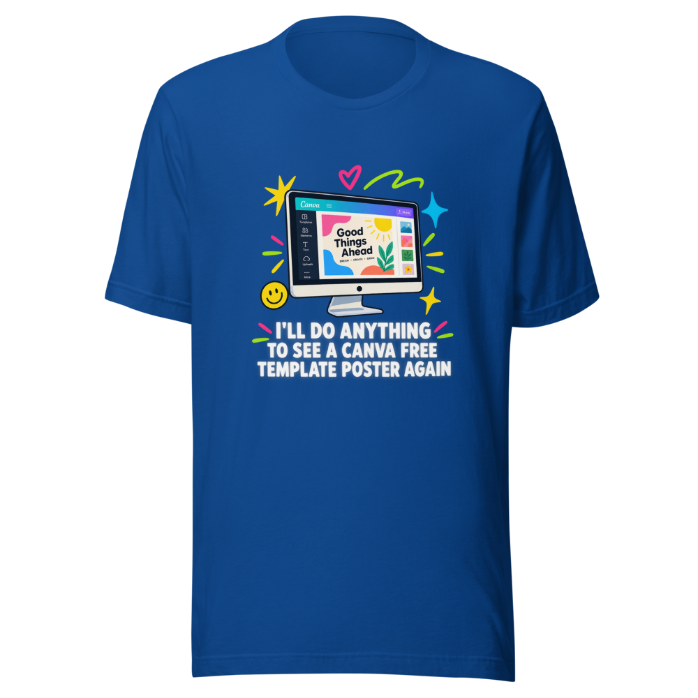 Canva Free Template Poster Vibes Tee - Image 8