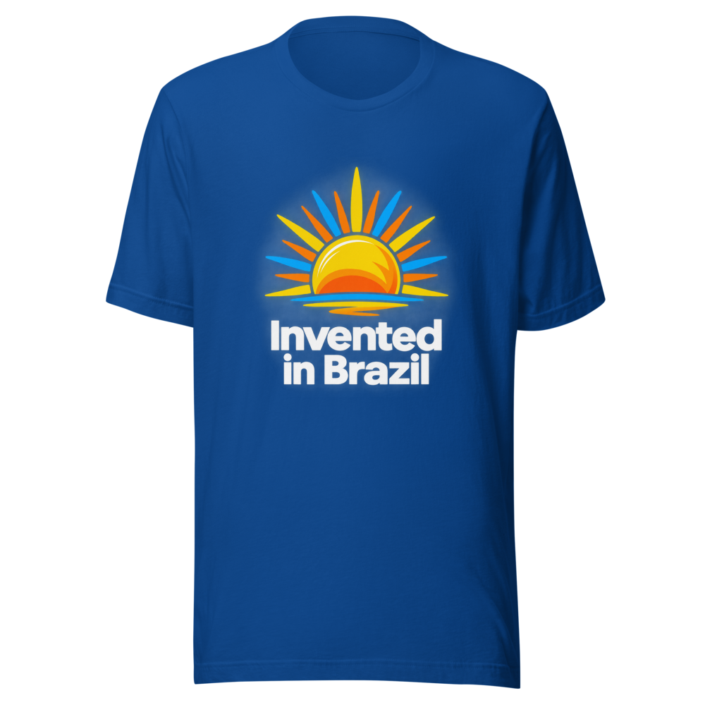 Invented in Brazil Global South Science T-Shirt - Image 8