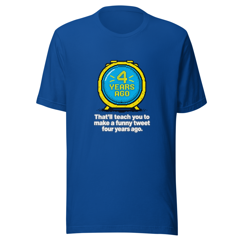 Funny Tweet Flashback T-Shirt - Image 8