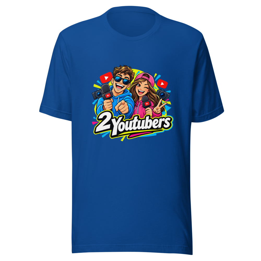 2 Youtubers Viral Meme T-Shirt - Image 8