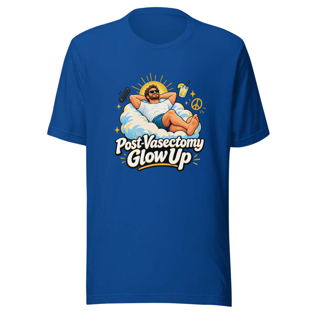 Post-Vasectomy Glow Up T-Shirt - Image 8