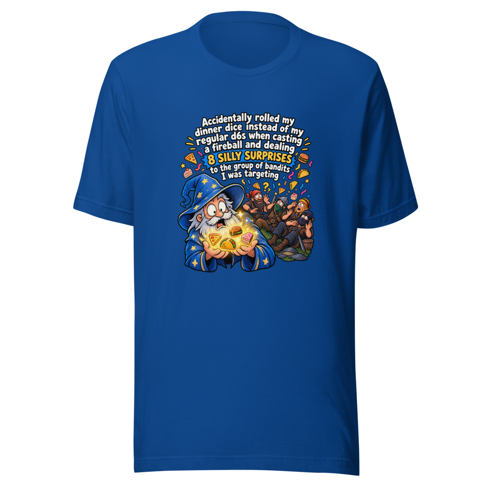 D&D Dice Fail: Fireball Mishap T-Shirt - Image 8