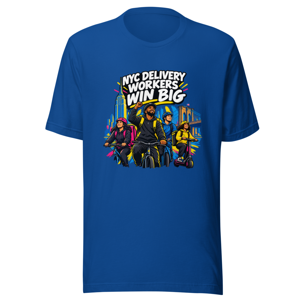 NYC Delivery Workers Win Big Settlement Tee - Image 8