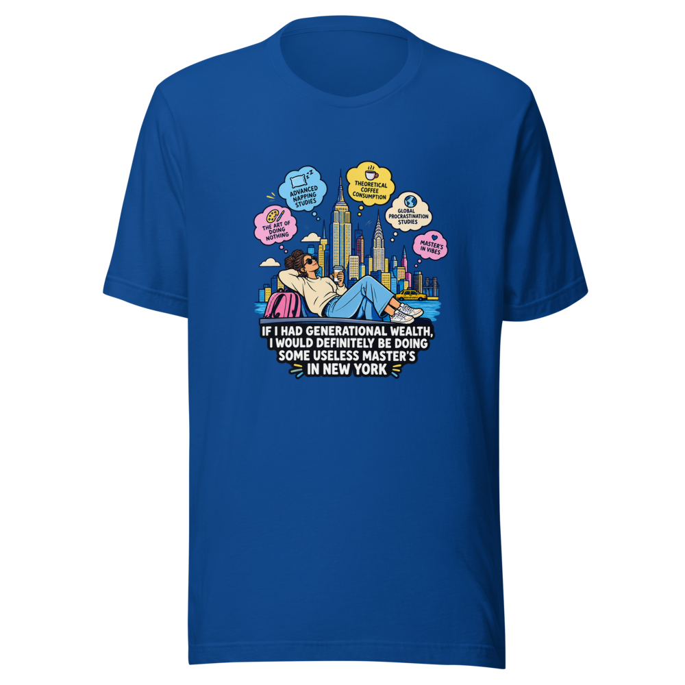 Generational Wealth NYC Master's Degree Tee - Image 8