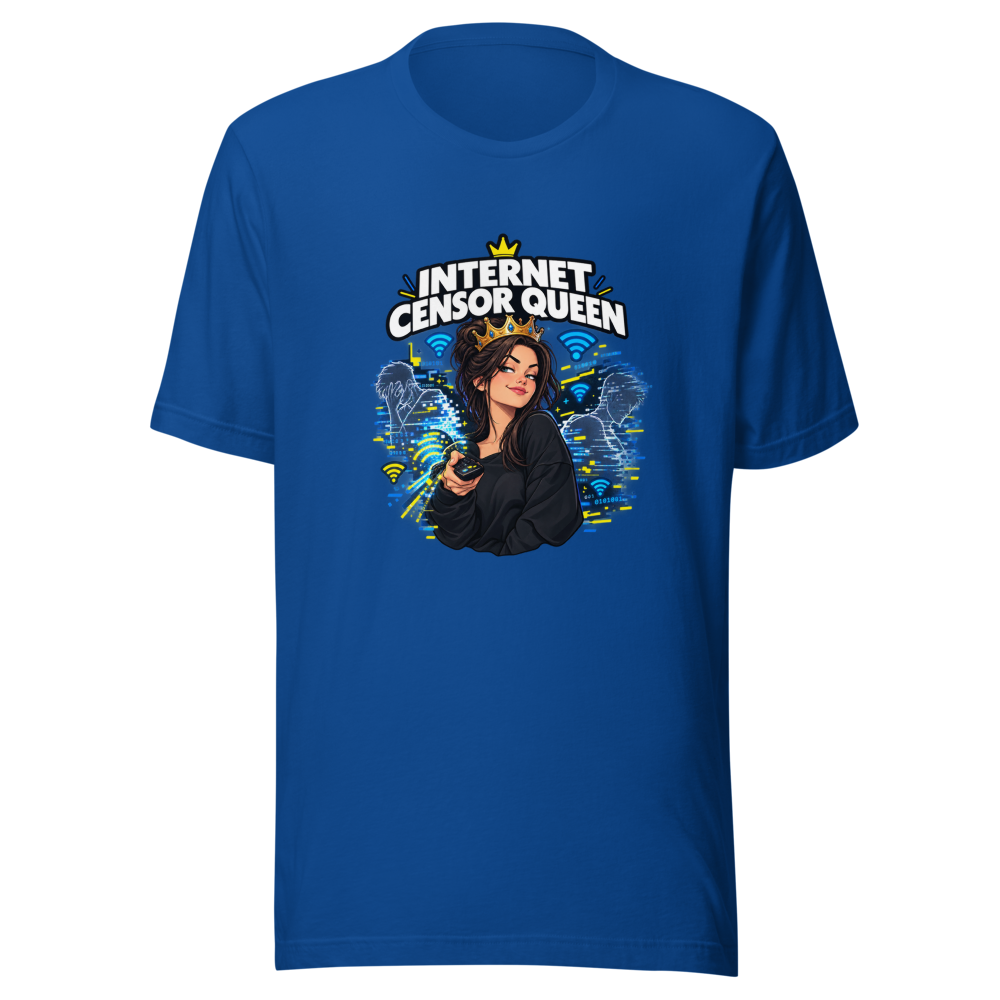 Internet Censor Queen Husband T-Shirt - Image 8