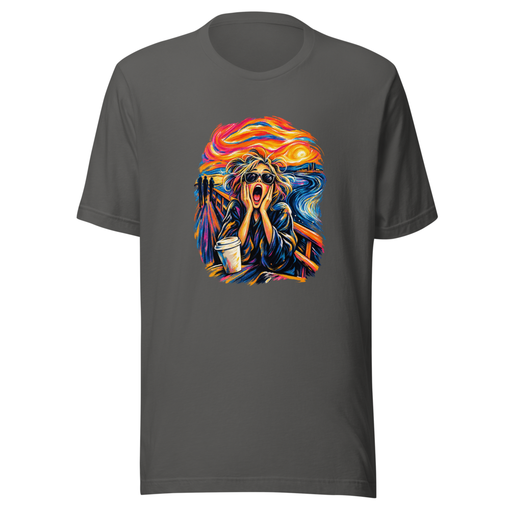 The Greatest Freakout Ever Oil Painting T-Shirt - Image 11