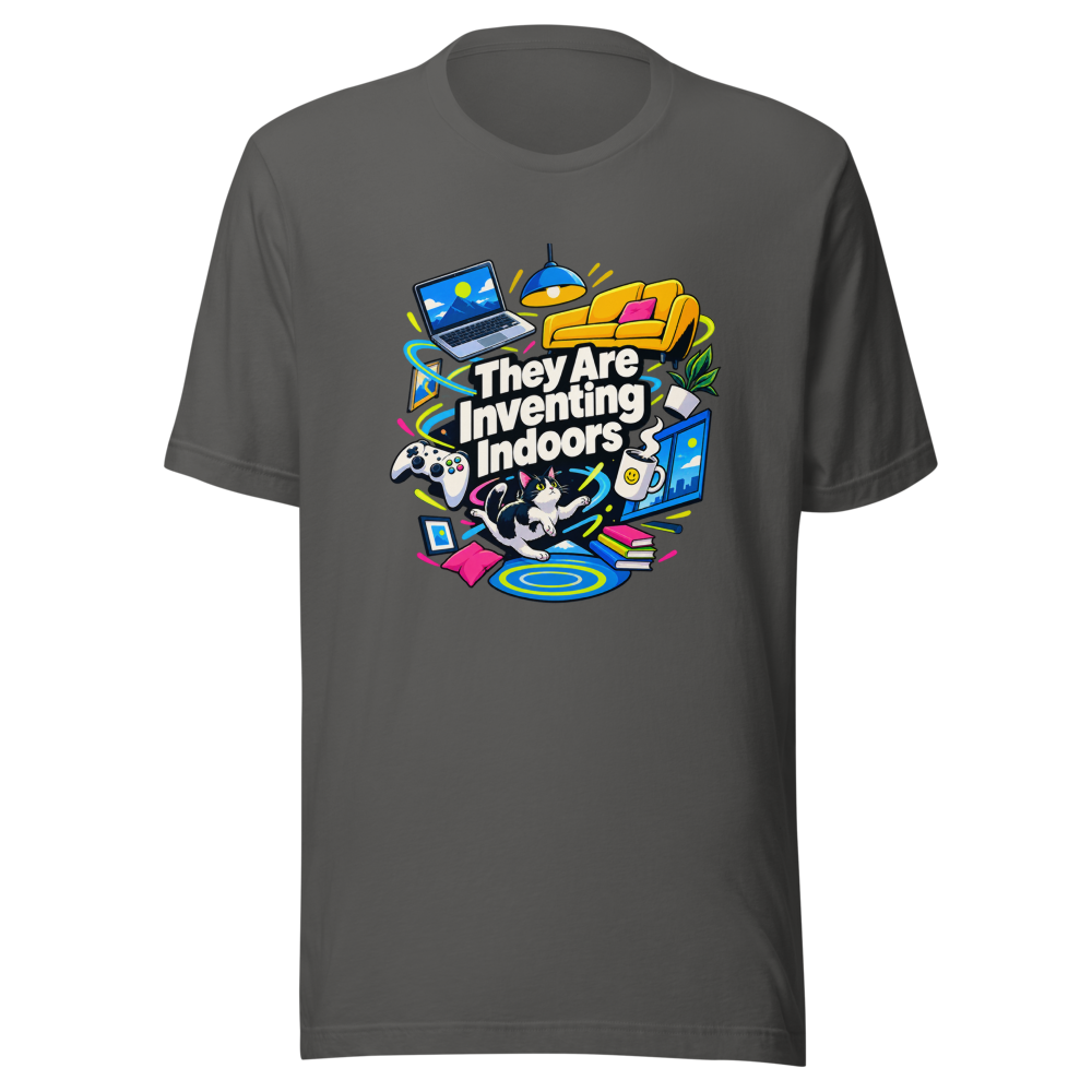 They Are Inventing Indoors T-Shirt - Image 11