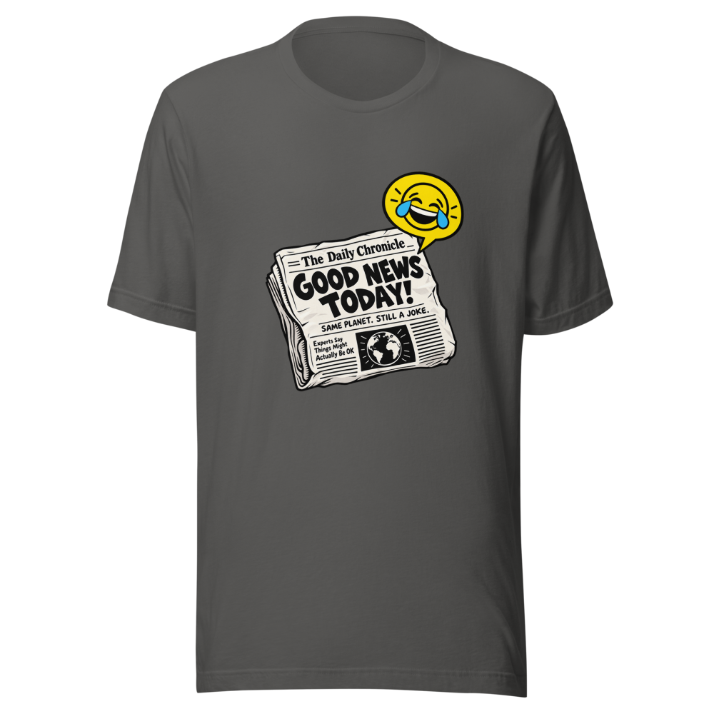 Hilarious Uni Satire Newspaper Tee - Image 11