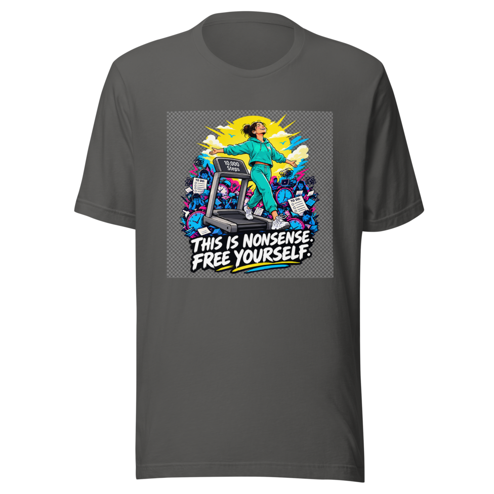 Escape the Hustle Culture Propaganda T-Shirt - Image 11