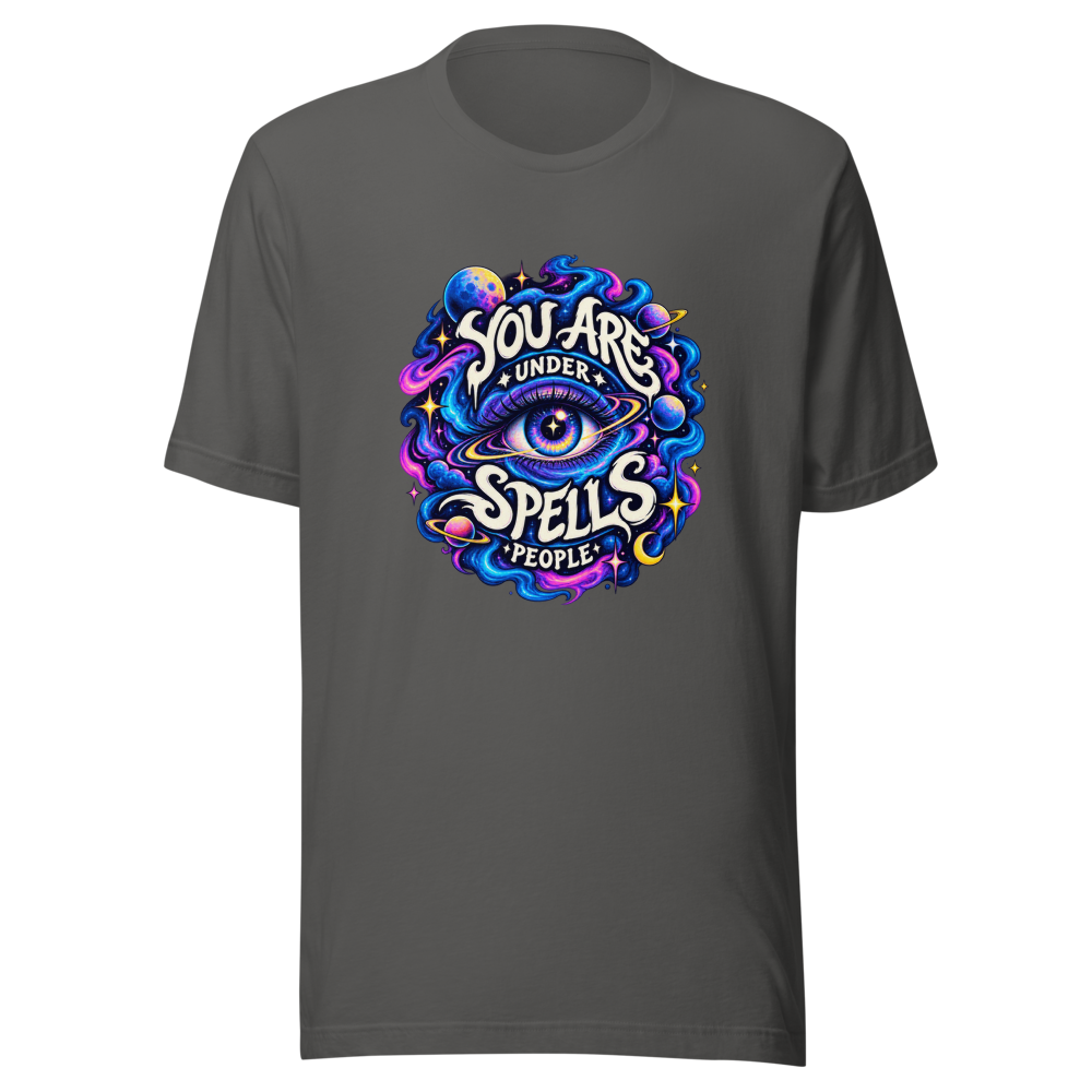 You Are Under Spells Meme T-Shirt - Image 11
