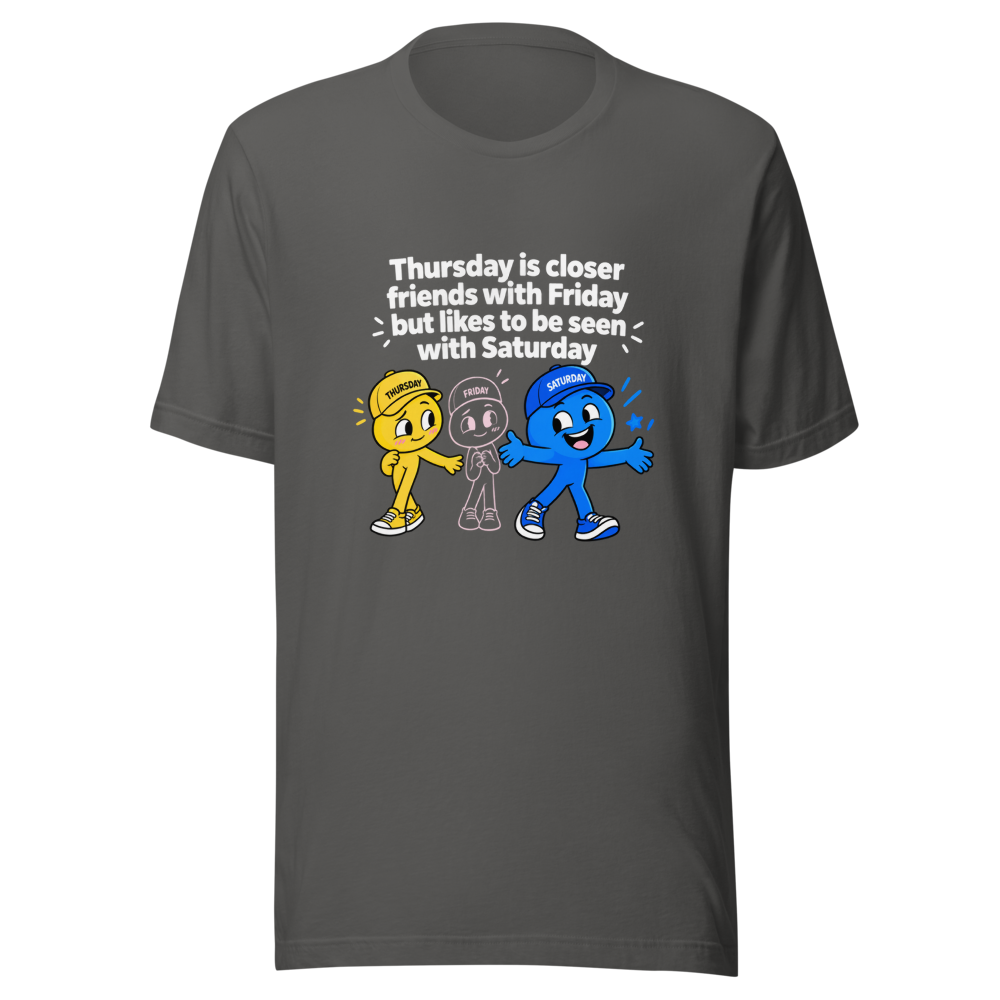 Thursday & Saturday BFF Vibes Tee - Image 11