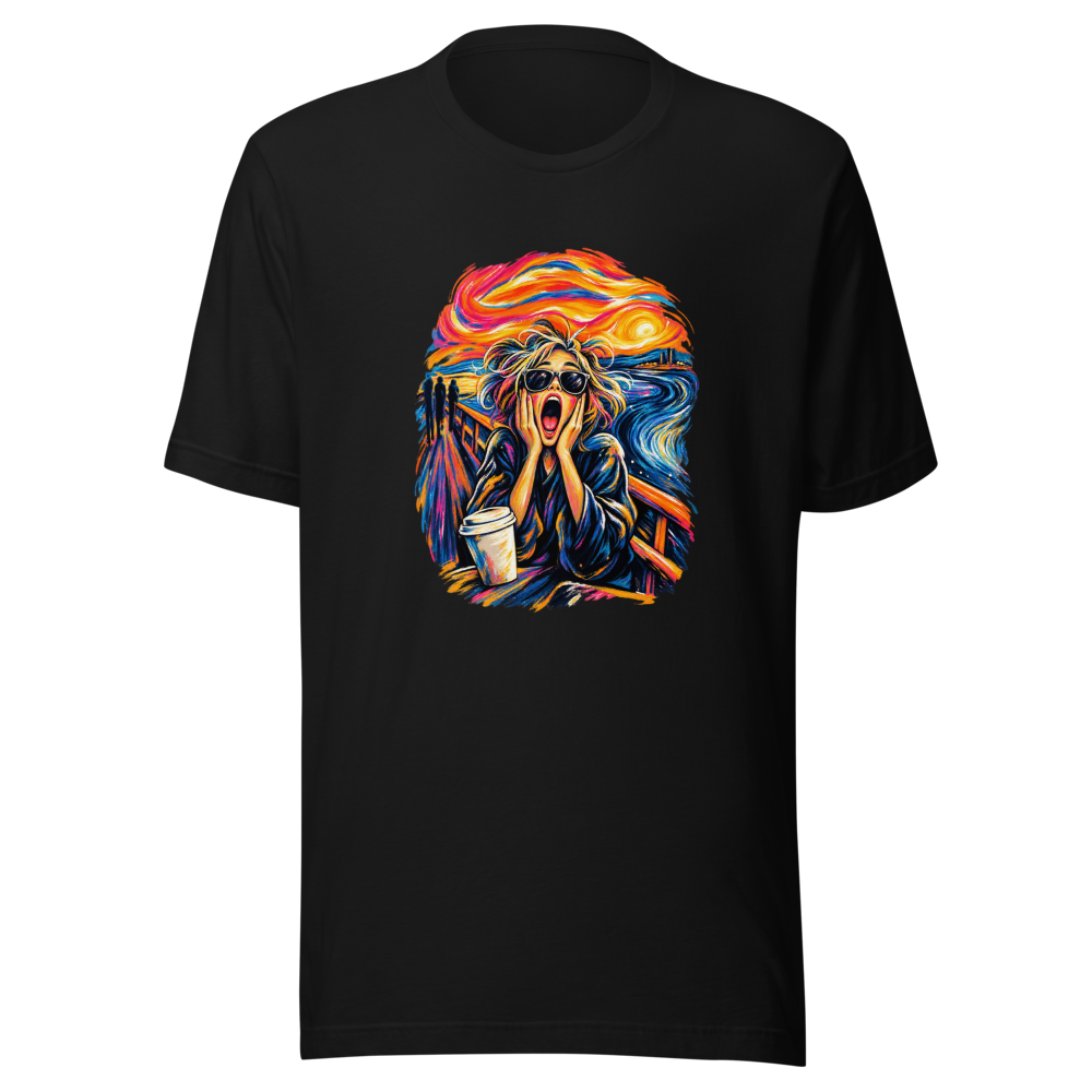 The Greatest Freakout Ever Oil Painting T-Shirt - Image 2