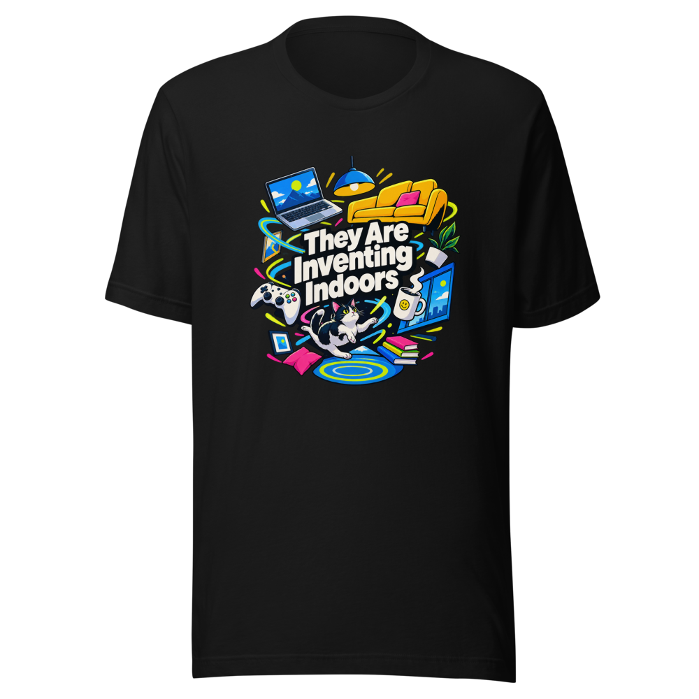 They Are Inventing Indoors T-Shirt - Image 2