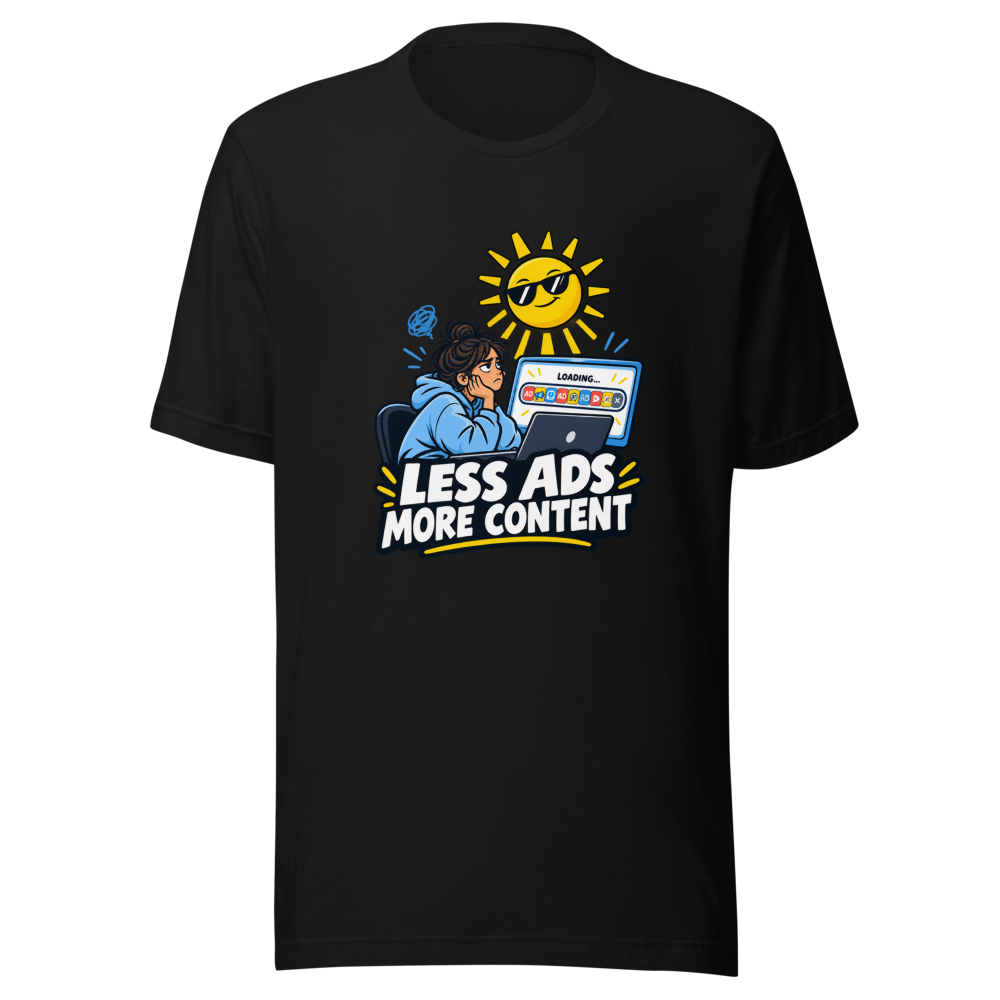 YouTube Ad Overload Tee - Image 2